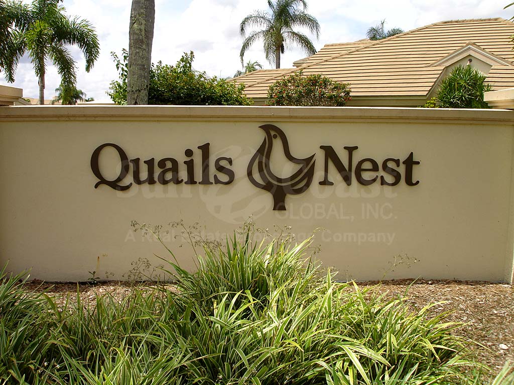 Quails Nest Signage